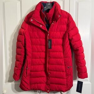 Tommy Hilfiger Women's 5 Fahrenheit Red Jacket  Outerwear Size L